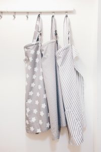 Cotton boned nursing covers breastfeeding aprons scarf shawl poncho greys