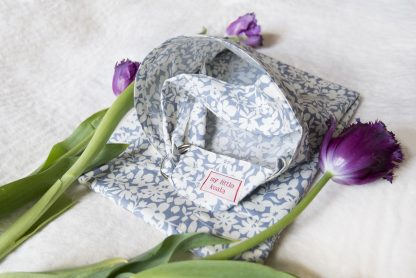 Breastfeeding apron cover up scarf poncho shawl- Grey floral - Baby Shower